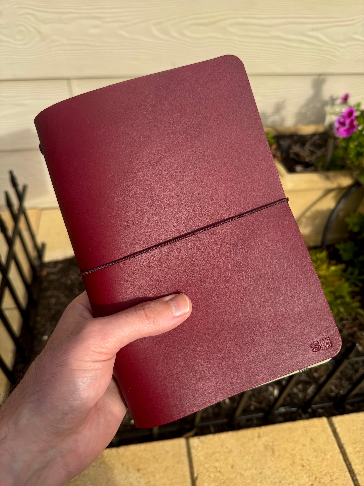 A5 Bifold Journal PDF Pattern (1 Vertical Column)