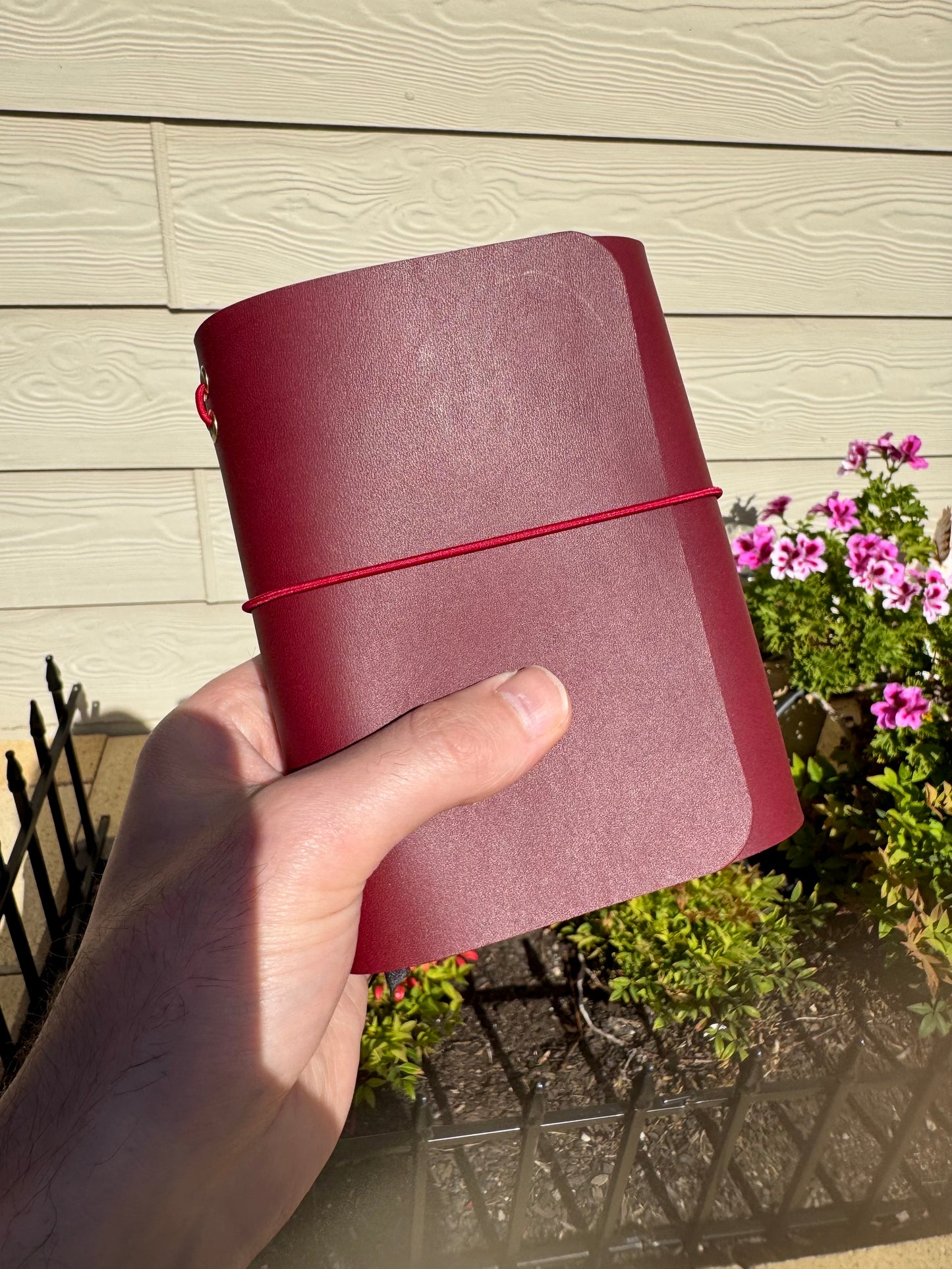 A6 Trifold Journal PDF Pattern (2 Vertical Columns)